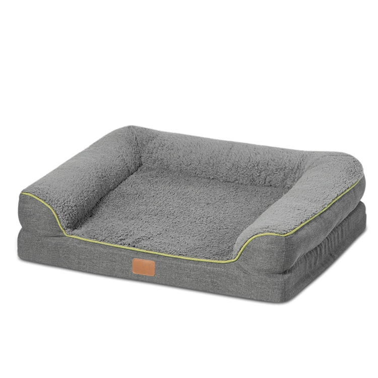 Venta al por mayor mascotas Produts Pet Dog Bed con memoria espuma rápido Despacho Perro suave Perro cama gato 7 pulgadas de altura Pet Proporcionar cama grande personalizada para perros