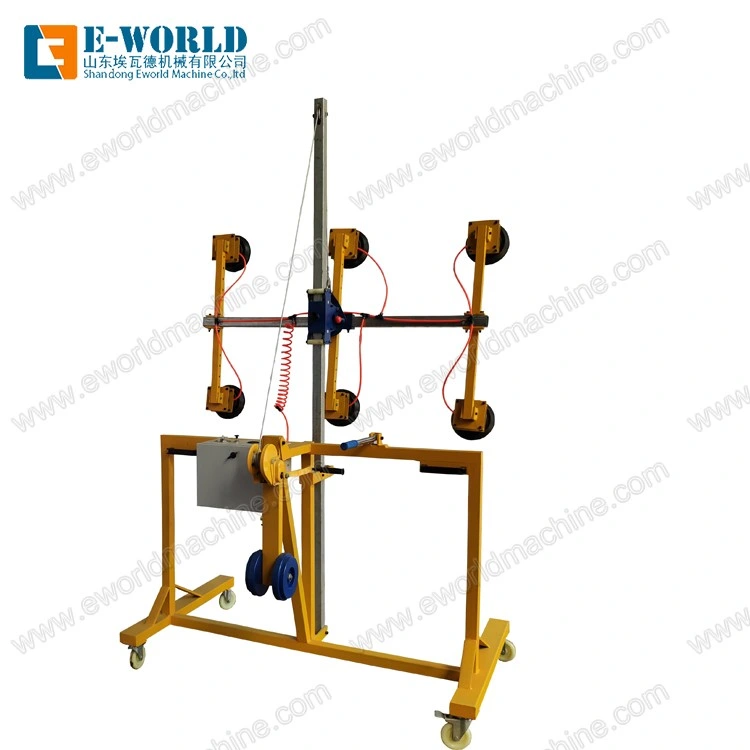 China Promotion Automatic Vacuum Sucker Curved Glass Lifting Equipment