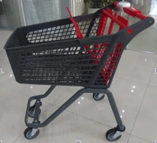 Nuevos productos de supermercado de plástico Carrito de Compras de la fábrica de Changshu