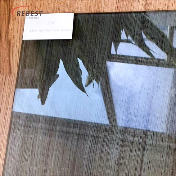 3mm-12mm Tinted Solar Reflective Float Glass with Green Blue Grey Bronze Colors Optional