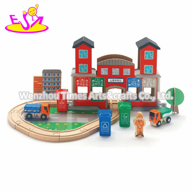 Classical Model Track Wooden Electric Toy Train for Kids W04c252