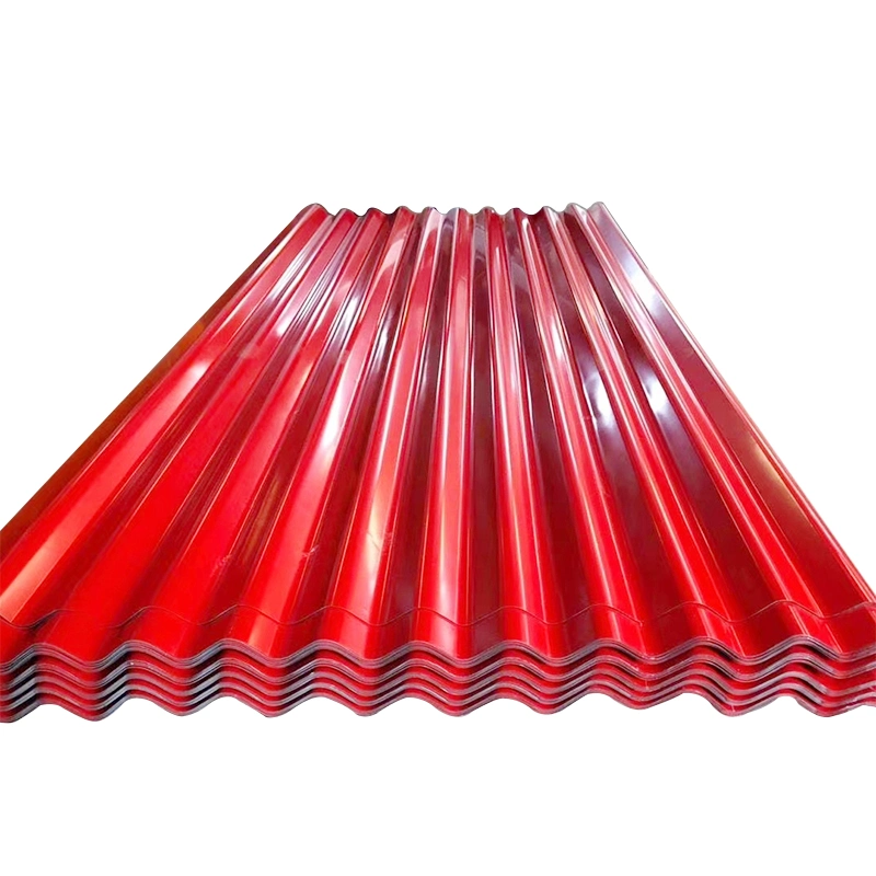 PPGI Metal Hierro Zinc Roofing Sheet Galvanized Sheet Metal Roofing Precio Chapa de acero corrugado/Zinc Chapa de recubrimiento Plancha de plancha Gi