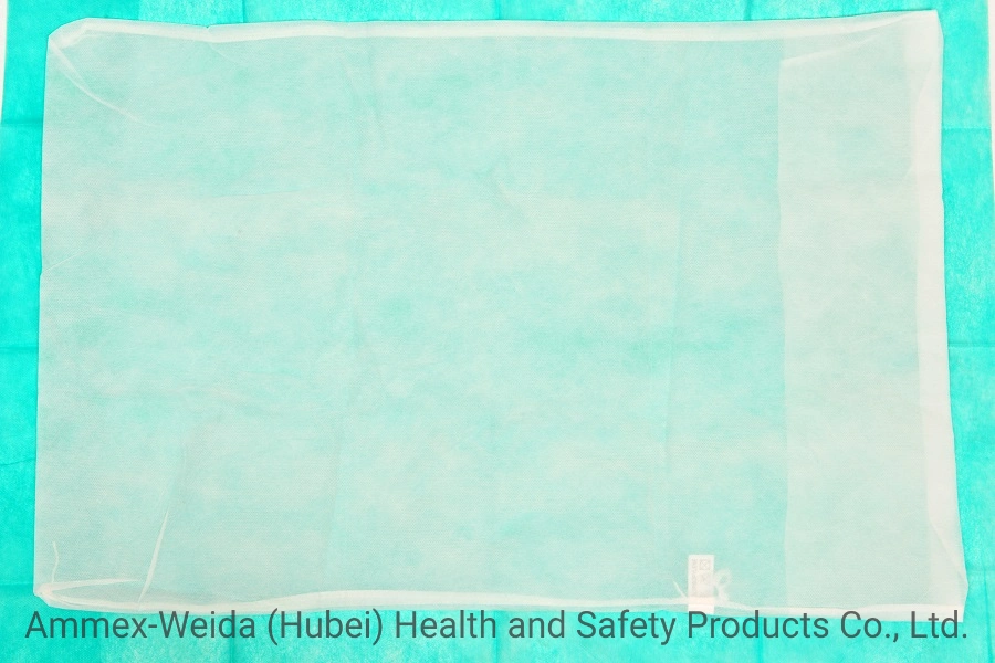 Ligero y transpirable Single Medical Use funda de almohada no tejida para Prevenir el líquido corporal en el hospital o en el hospital