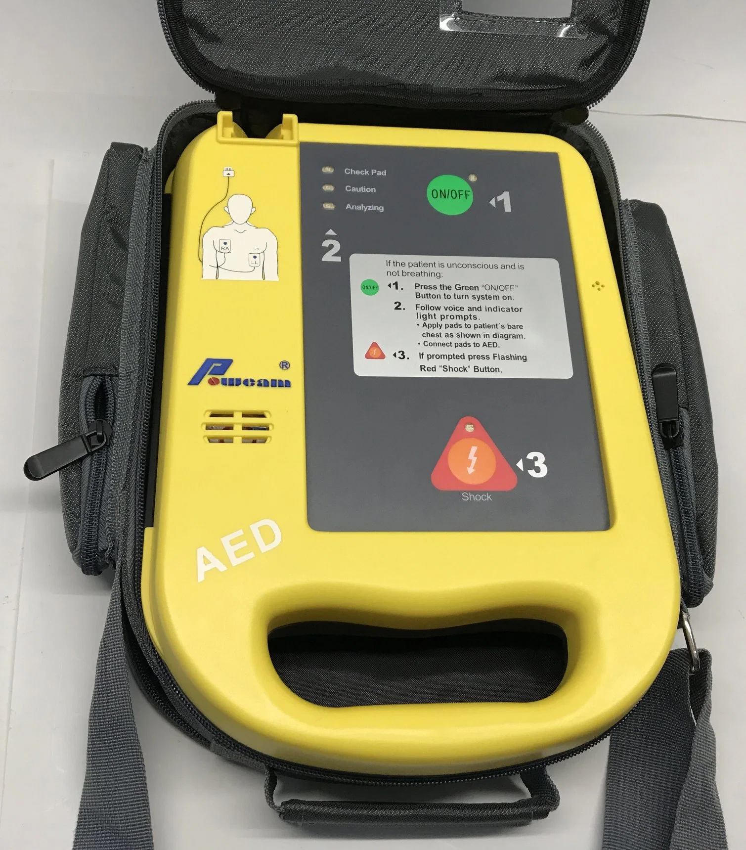 Défibrillateur externe automatisé pour le DSA de la formation pratique en ambulance à la RCP