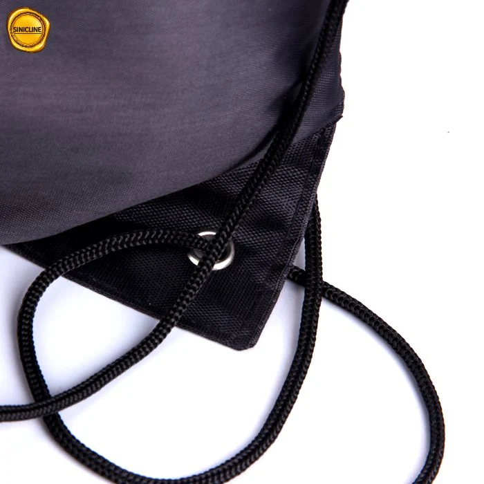 Style Sinicline sac à dos Sac avec lacet de serrage en nylon noir pour vêtement