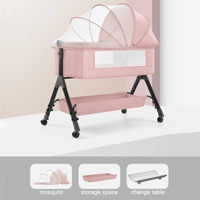 Удобные малыша детские кроватки встряхивания Bassinet детские кровати базовую станцию и предоставление дополнительных кроватей для поездок