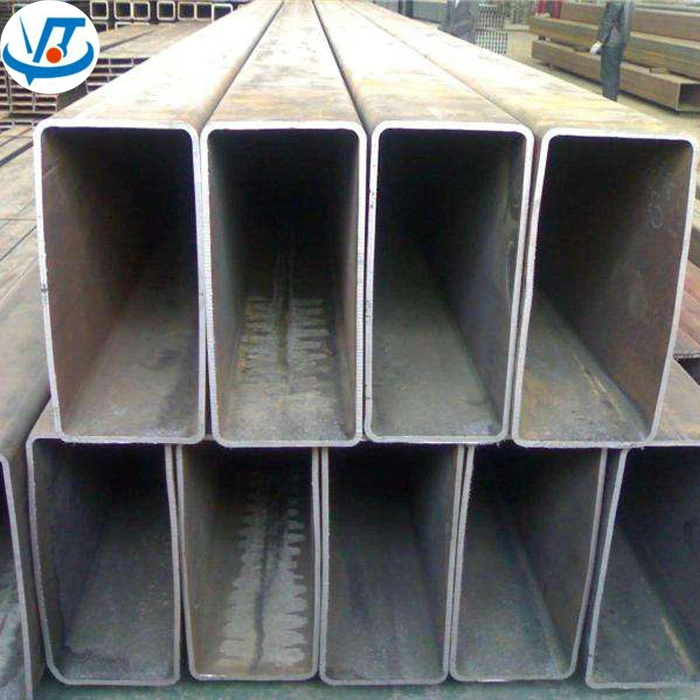 Q235 Q345 Ss400 Grade ERW Black Low Carbon Square Steel Pipe