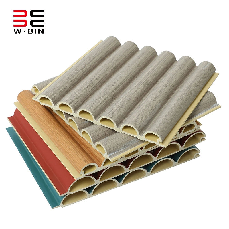 PVC WPC Fluted Wall Panel Interior Decoration Material Eco Friendly Wholesale/Supplier Price