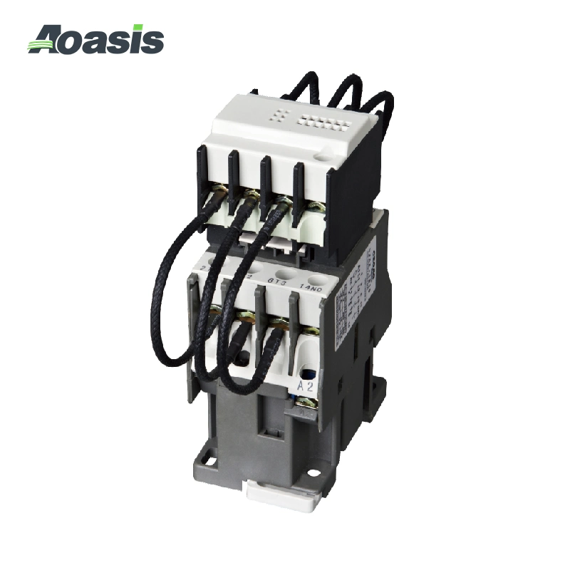 Aoasis Cj19-43 43A 380V 3 Phase Coil AC Capacitor Power Contactor with Anti Surge Device