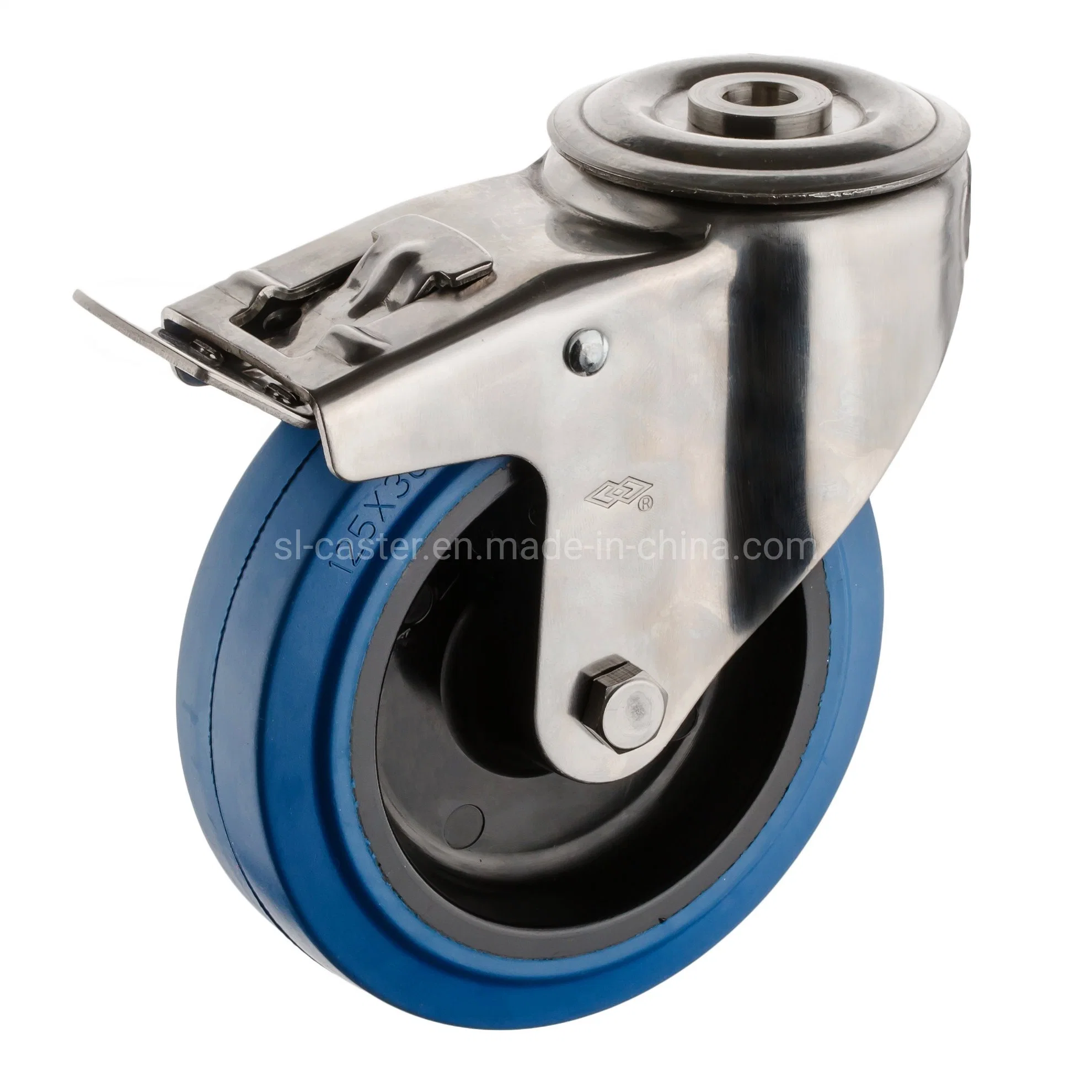 Stainless Rubber Rubber Wheel for Hand Trolley