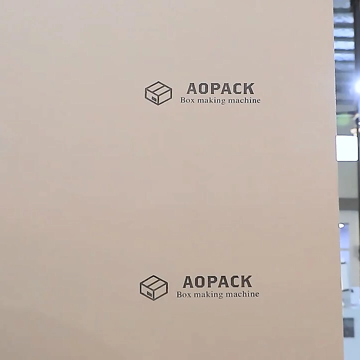 Aopack novo estojo de embalagem fazendo Máquina Carton Box Maker ligado Exija embalagem