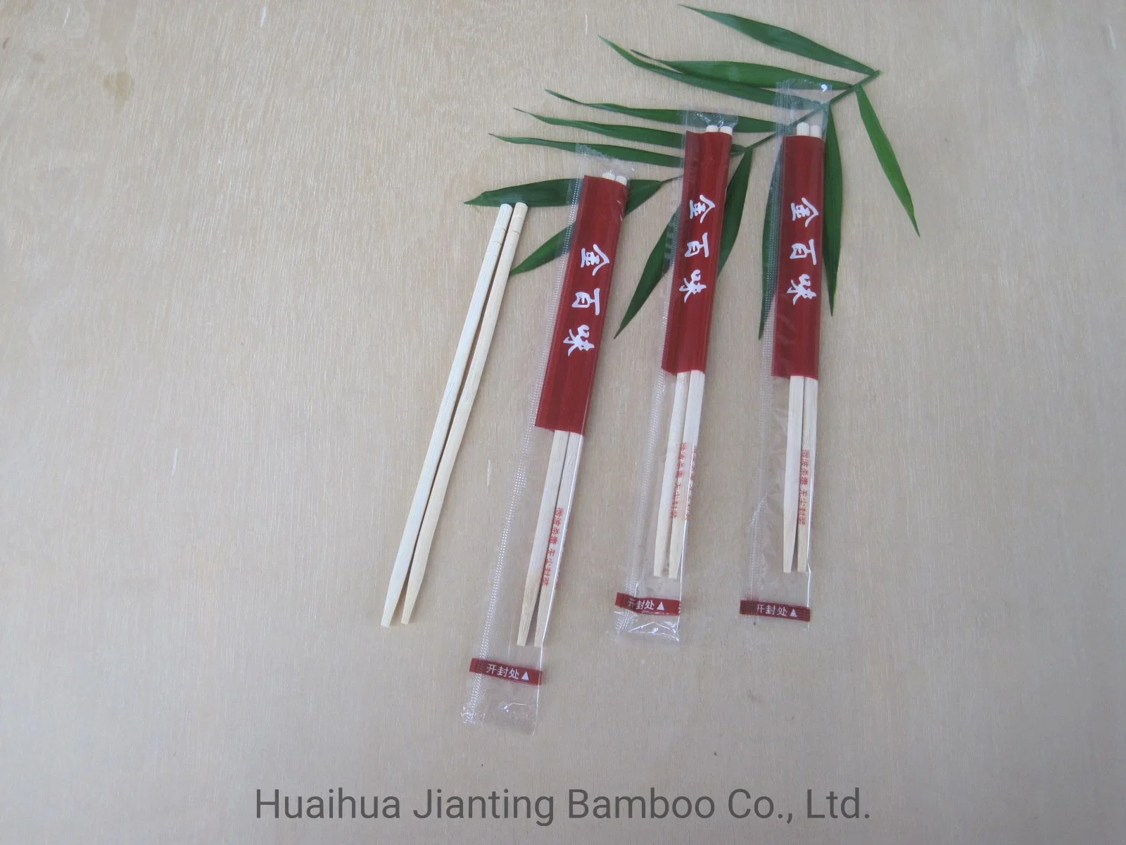 Home Eco-Friendly Half Paper Wrapping Chopsticks Disposable Bamboo Products