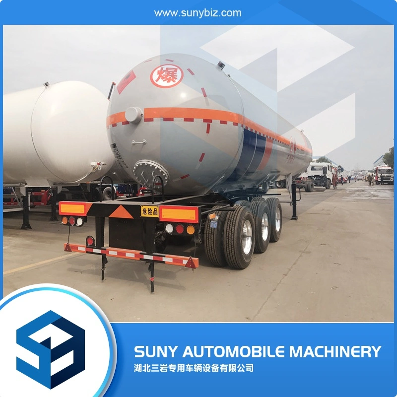 Cheap 20tons LPG Semi Trailers Gas Tank Transport Trailer for Sale