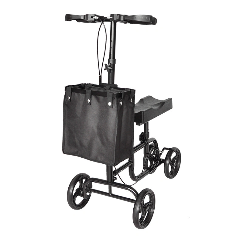 Walker Shopping Cart with Shopping Bag Folding Bicycle Scooter Pull Goods Trolley Truck