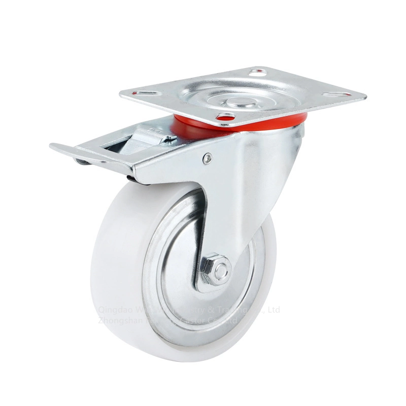 Factory Direct Industrial Caster PP Nylon Caster with Dust Cover