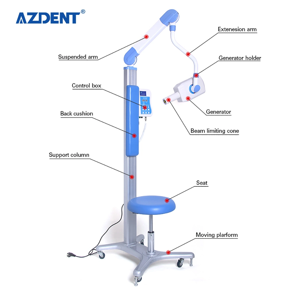 Günstige Preis Mobile Tragbare Dental Digital Röntgenmaschine für Klinik