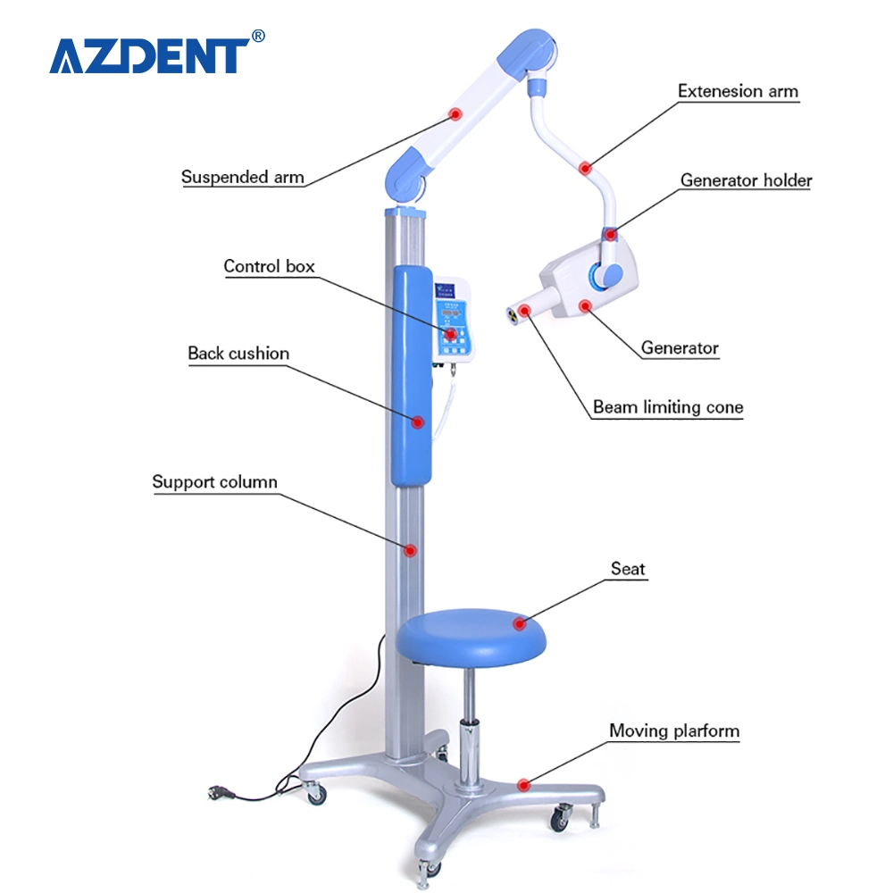 Preço barato Mobile Dental Portátil Digital X Ray Machine for Clínica