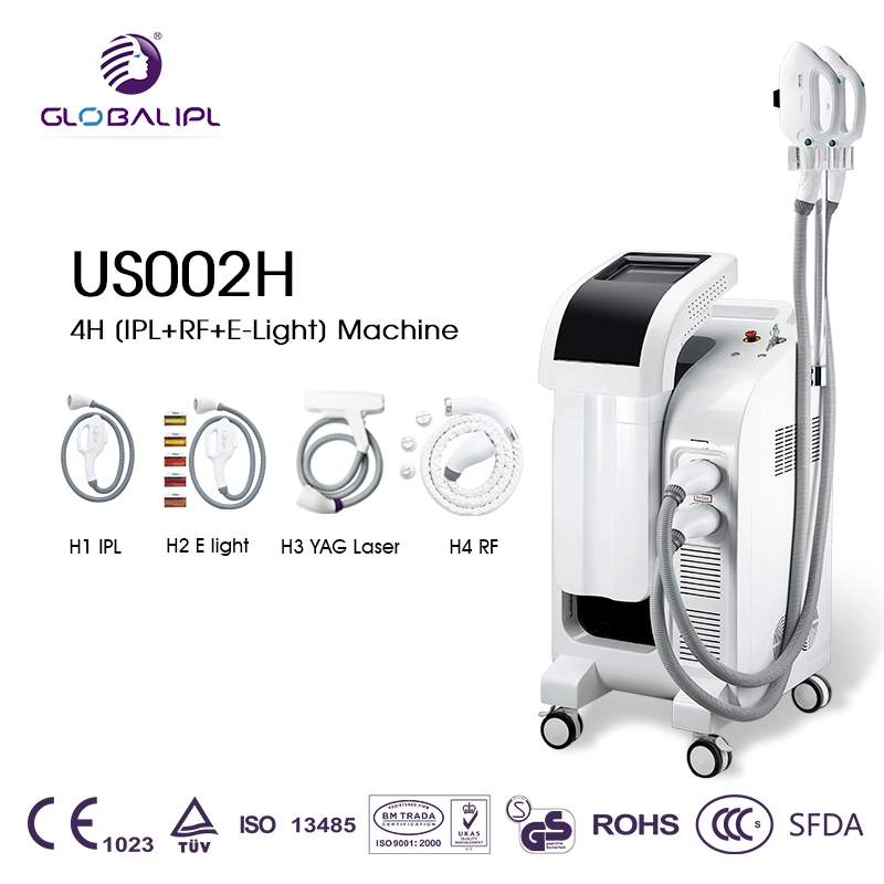 Hair Removal Skin Treatment and Tattoo Removal Multifunction 4 in 1 Beauty Equipment