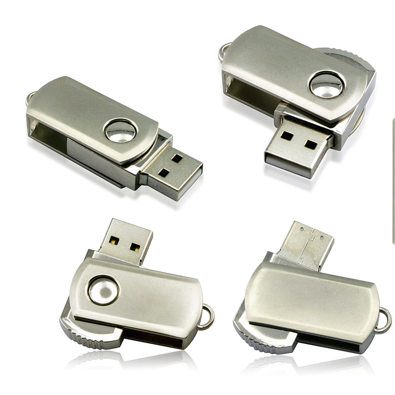 Geschenk maßgeschneiderte drehbare USB-Disk 16g Auto 32g USB-Flash Drive 128g Metal 8g Engraving 64G High-Speed USB Flash Drives