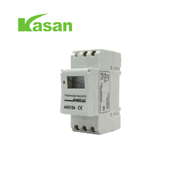 220V Weekly Programmable DIN Rail Digital Timer Ahc15