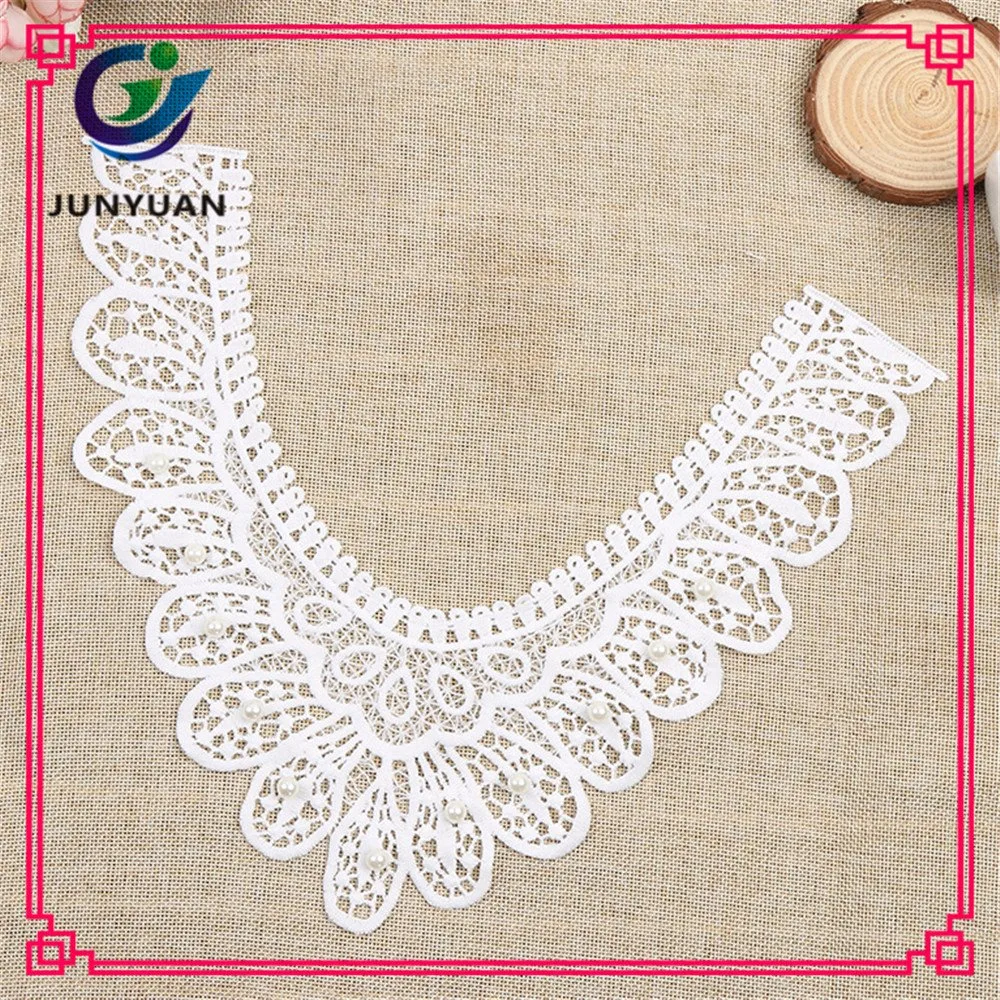 Crochet Bulk Floral White Neck Line Collar Lace