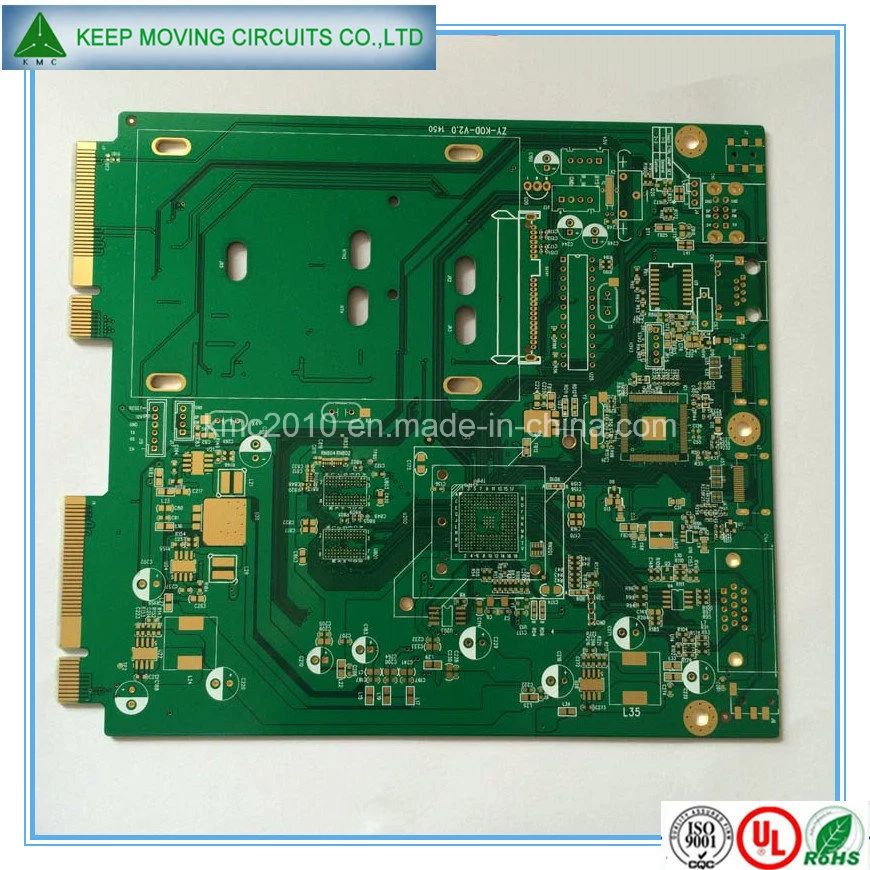 لوحة PCB عالية من 8 طبقات TG 170c مع صناعة الذهب من Immersion