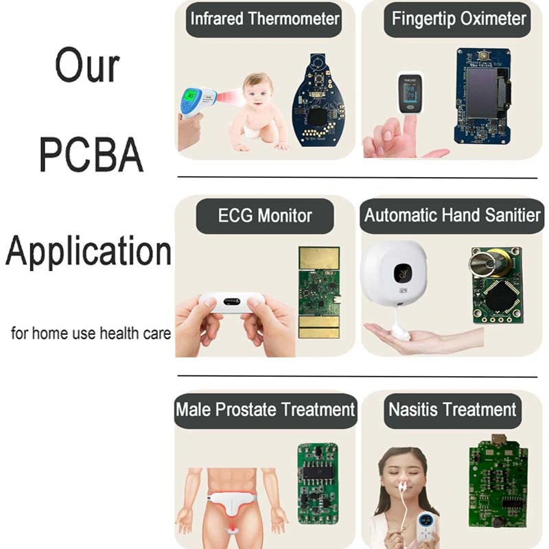 Steuerplatine PCBA für hochwertige präzise Messung elektrisch digital OLED-Pulsoximeter mit Fingerspitzen für Blut