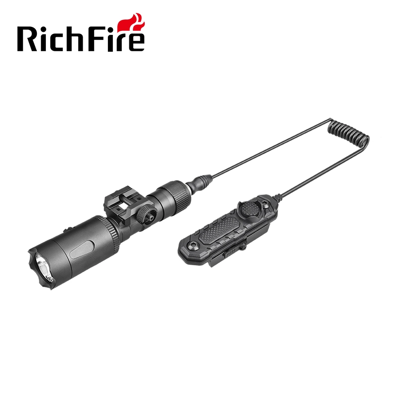 Richfire Red Laser 1200lm Tactical Light with Mouse Tail Switch