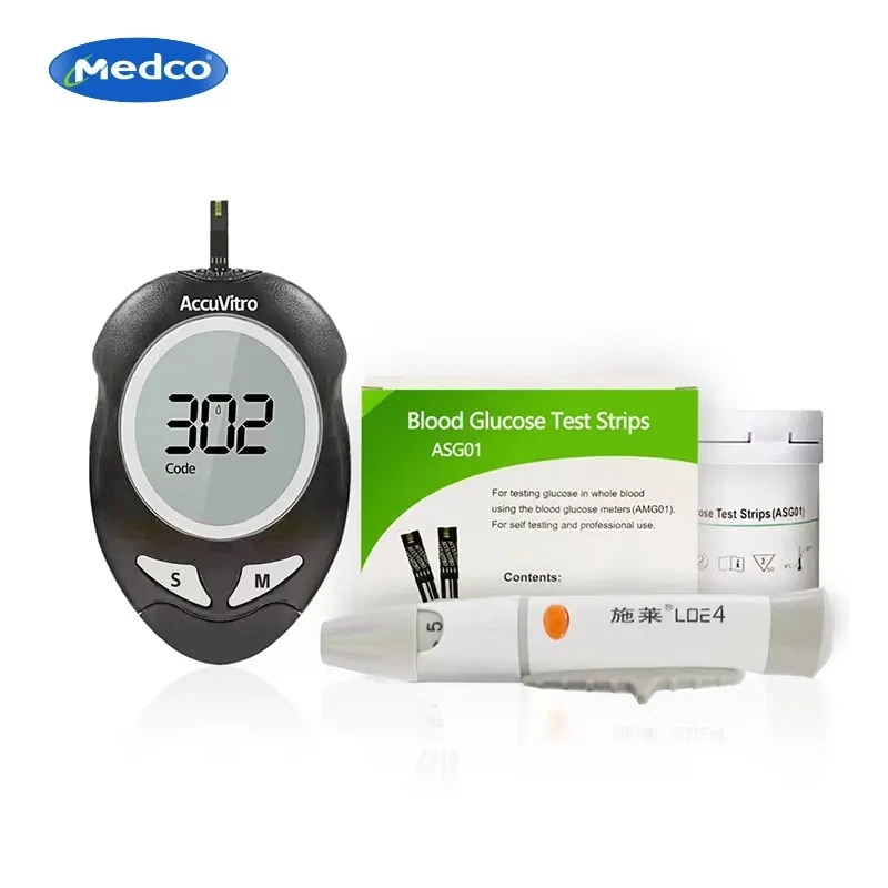 High Accuracy Blood Glucose Meter Glucometer with Blood Glucose Meter Test Strips