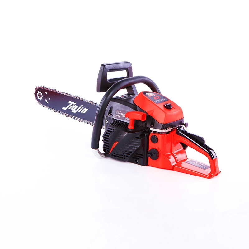 OEM Chine usine Fabricant professionnel de fabrication d'essence essence essence Chainsaw Wood Coupe sans fil tronçonneuse outil de jardin tronçonneuse scie à chaîne grande cylindrée 58 cm3 Prix