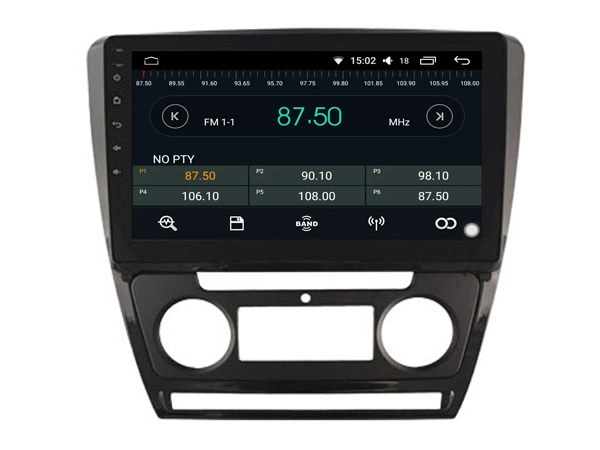 Witson Android 11 Radio coche Skoda 2010-2014 excelente versión de aire acondicionado automático de 4 GB de RAM 64 GB de memoria flash pantalla grande