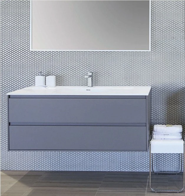 Wall-Mounted Soft-Close Bathroom Modern Vanities Customized Manufacture High quality/High cost performance  Bathroom Furniture