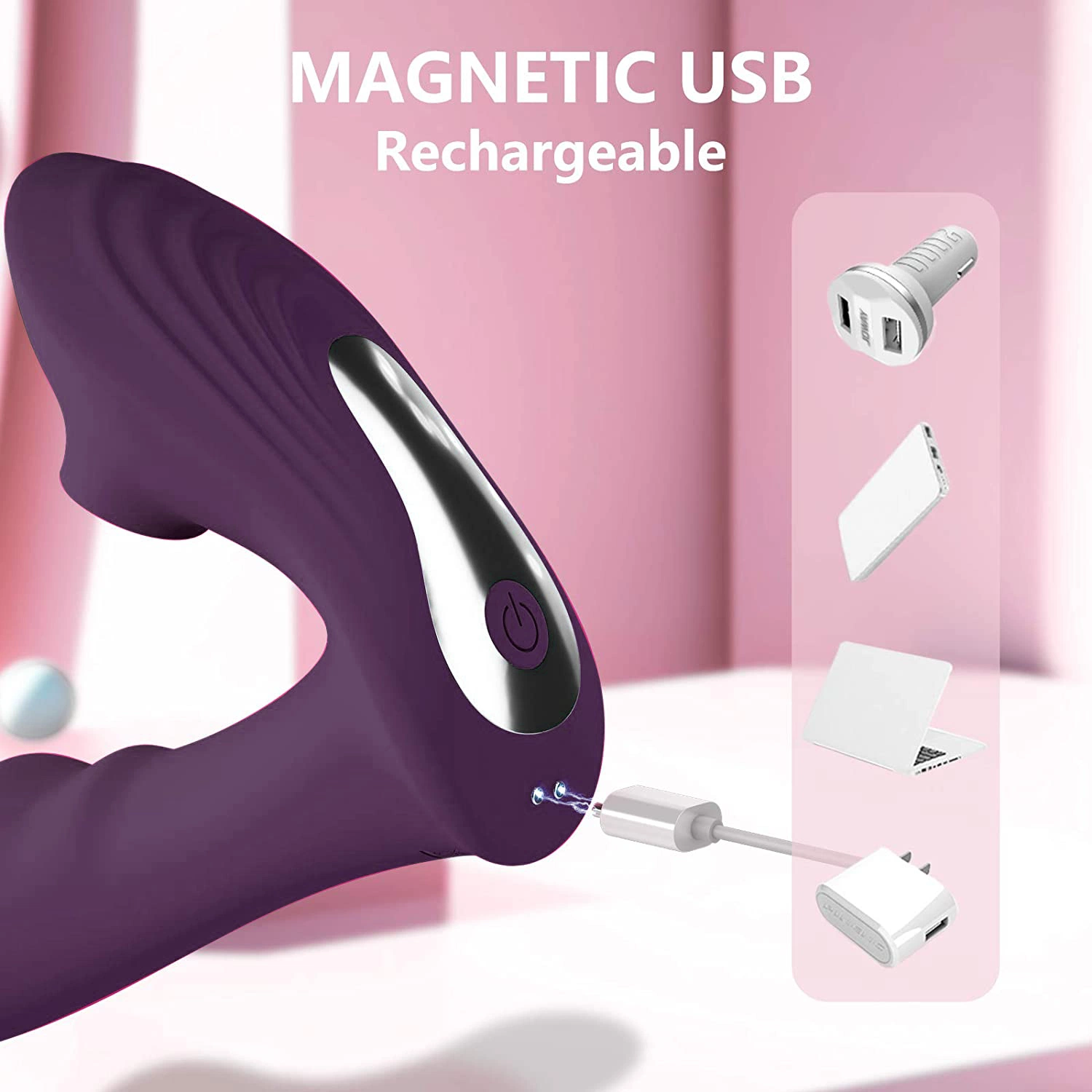 Sucer vibrateur Portable Rechargeable USB Dildo Self-Stick femelle adulte produit Vibro Masseur