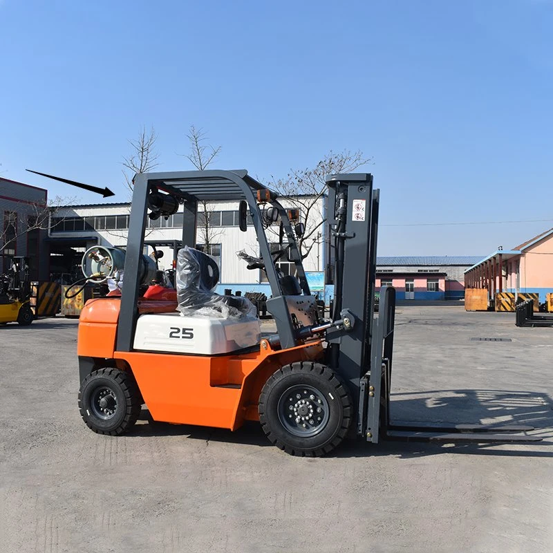 EPA/CE Approved Original Japan Engine Jungheinrich/Mitsubishi/Komatsu LPG/Gas/Gasoline Powered China 2.5 Ton Forklift Truck