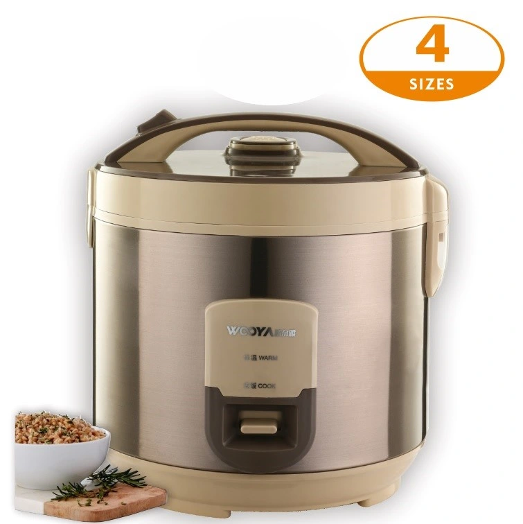 Electrical Appliance of Rice Cooker with Double Non Stick Coating Aluminium Pot and Keep Warm Heating Plate