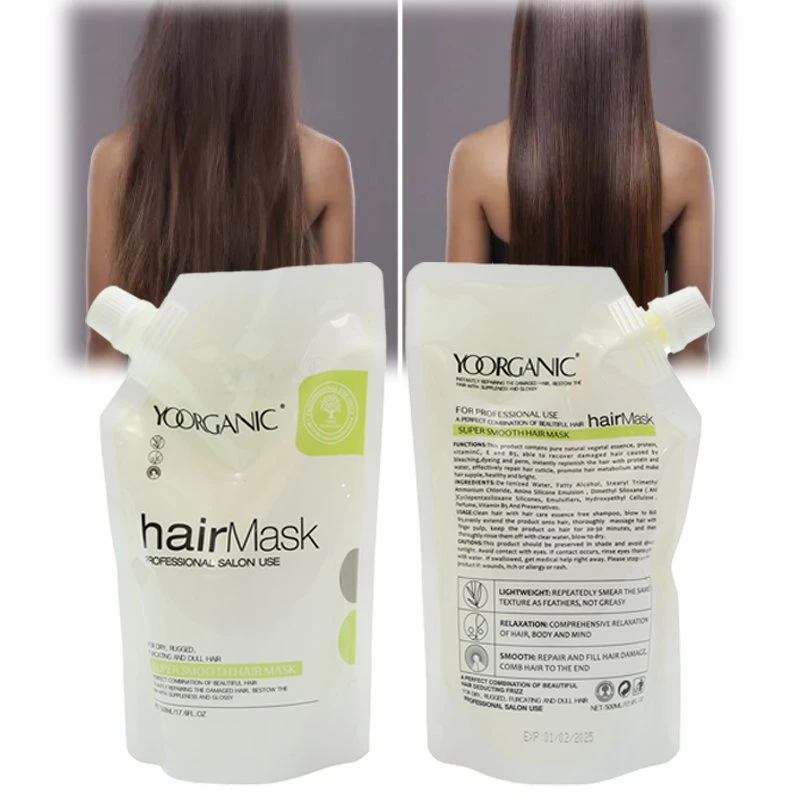 Bright Smooth Hair Treatment for Hair Color Dye Repair Damaged Hair Mask 500ml