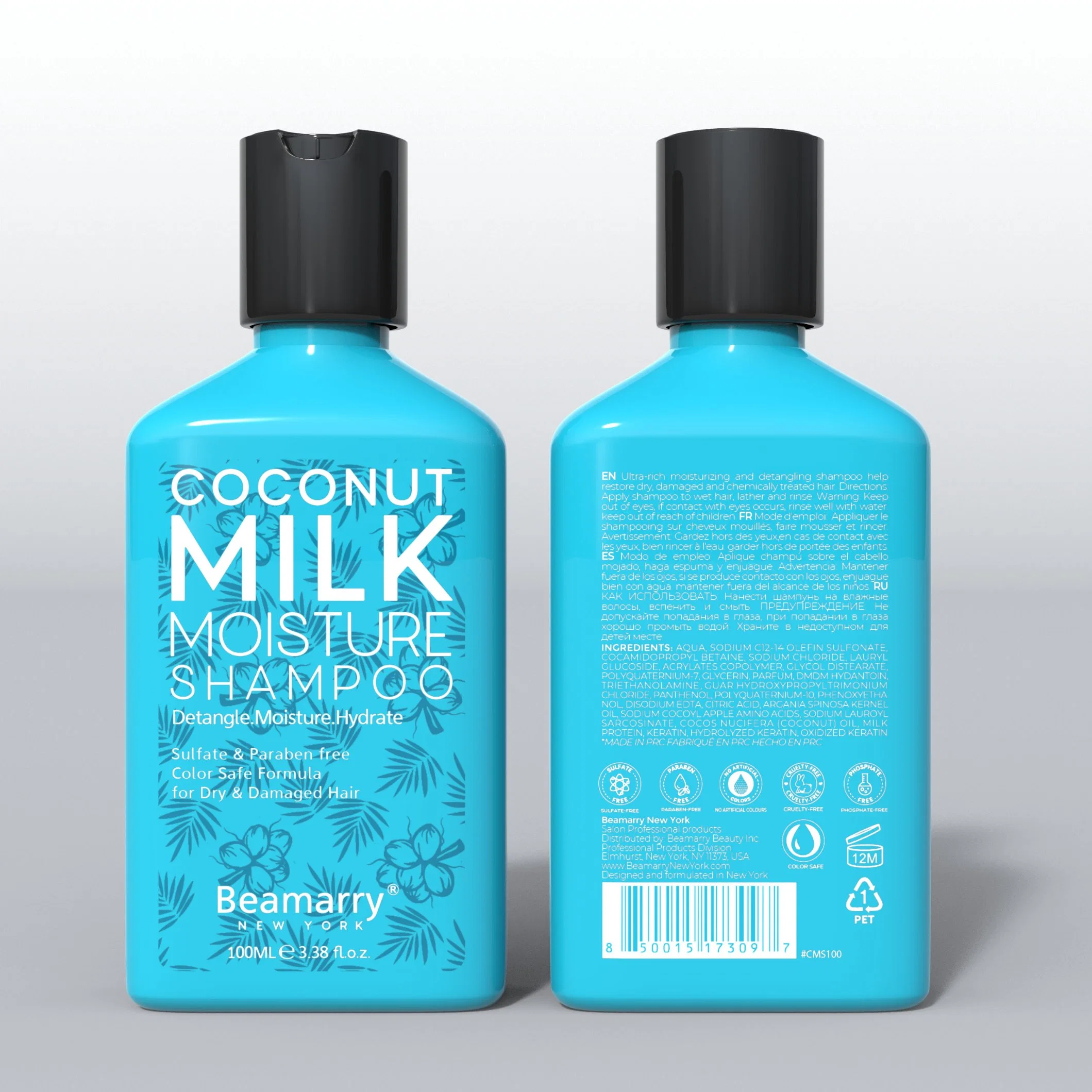 Hotel Supply Private Label OEM ODM Skin Care Natural 380ml Coconut Milk Moisture Body Wash