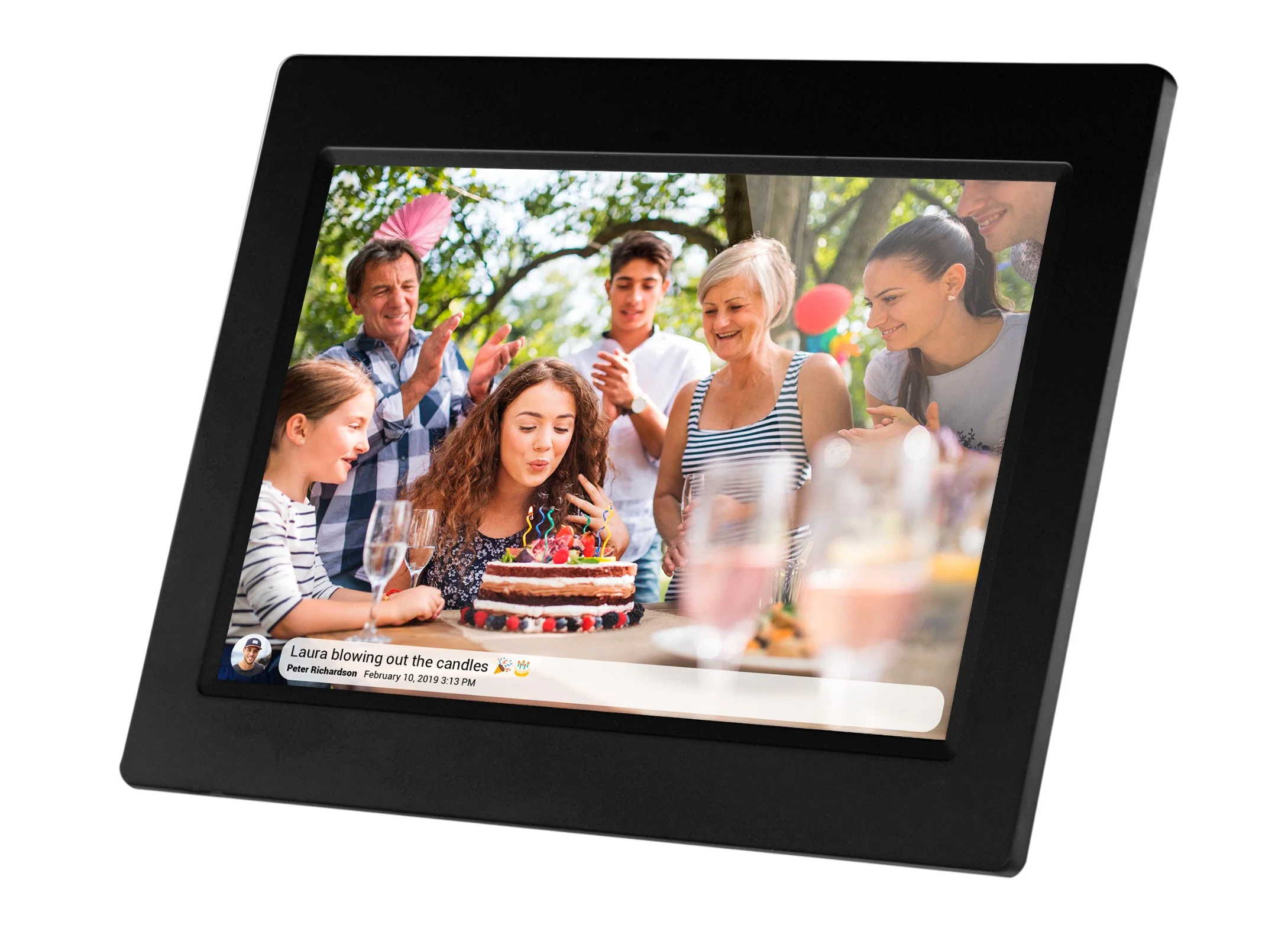 10.1 Inch Smart Android WiFi Cloud Digital Picture Photo Frame for Photo Sharing