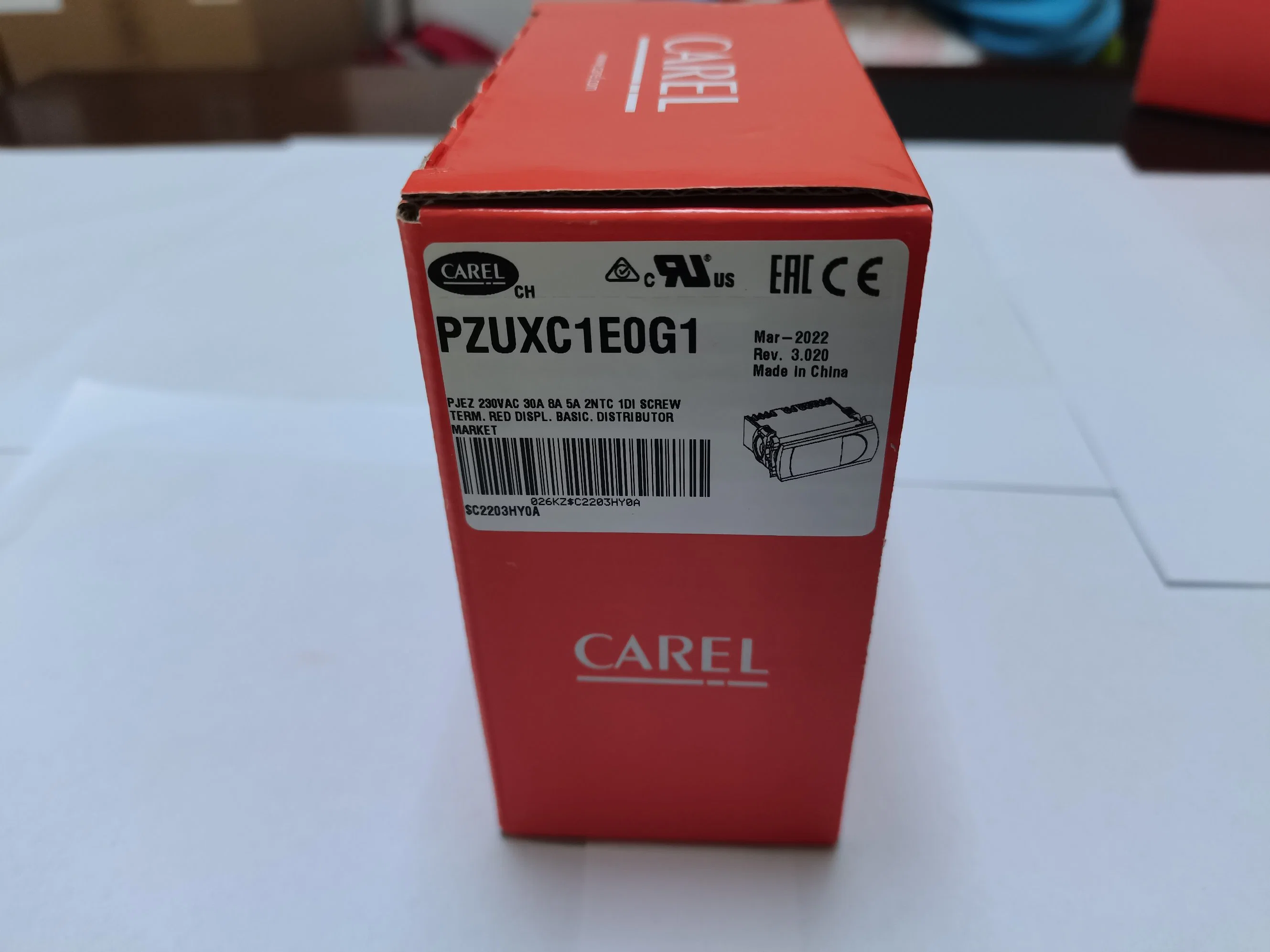 Refrigeration Accessories Carel Electronic Controller Temperature Carel Temperature Controller Pzuxc1e0g1