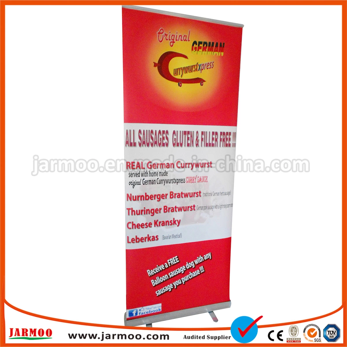 Portable Logo Single Side Printed Roll up Banners