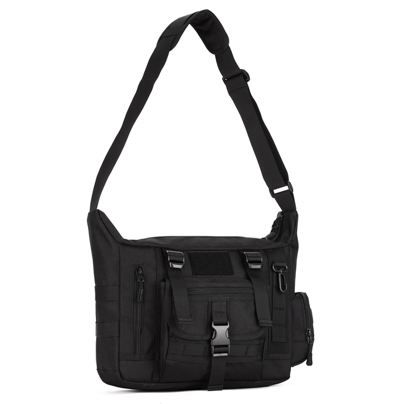 Sabado Outdoor Tactical Messenger Bag Men Molle Sling Shoulder Pack with Patch