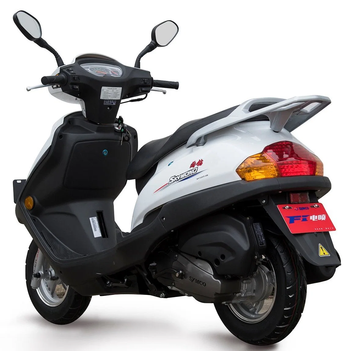 El gas del sistema EFI Scooter 125cc de emisiones Euro 4 -150 cc con la caja trasera