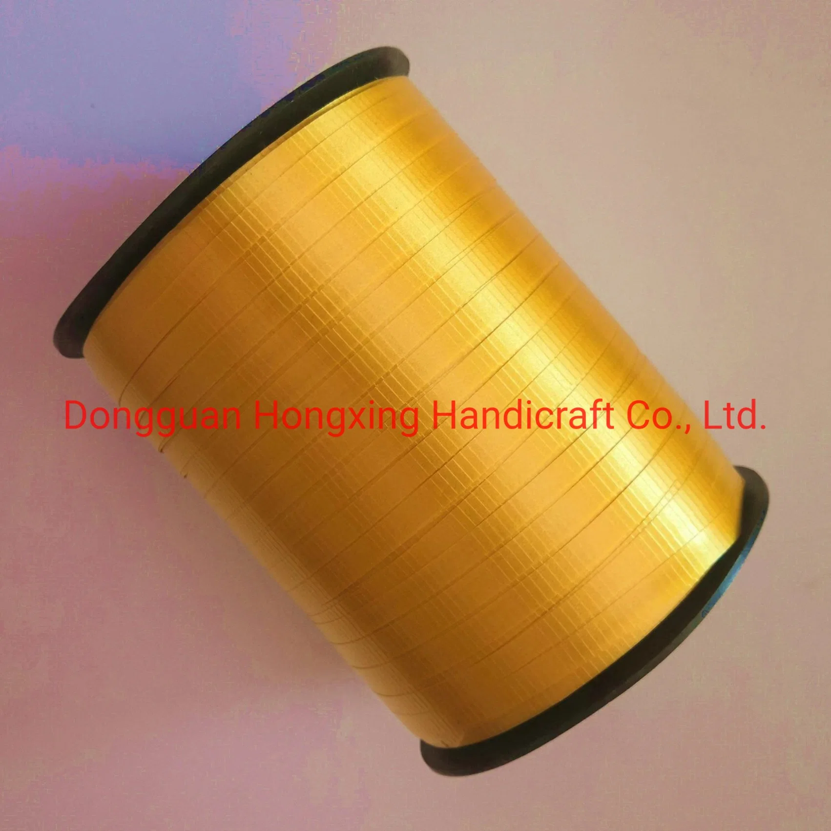 Manufacture 5mm*500y Plastic Solid Curling Ribbon in Roll, Plastic Balloon Ribbon