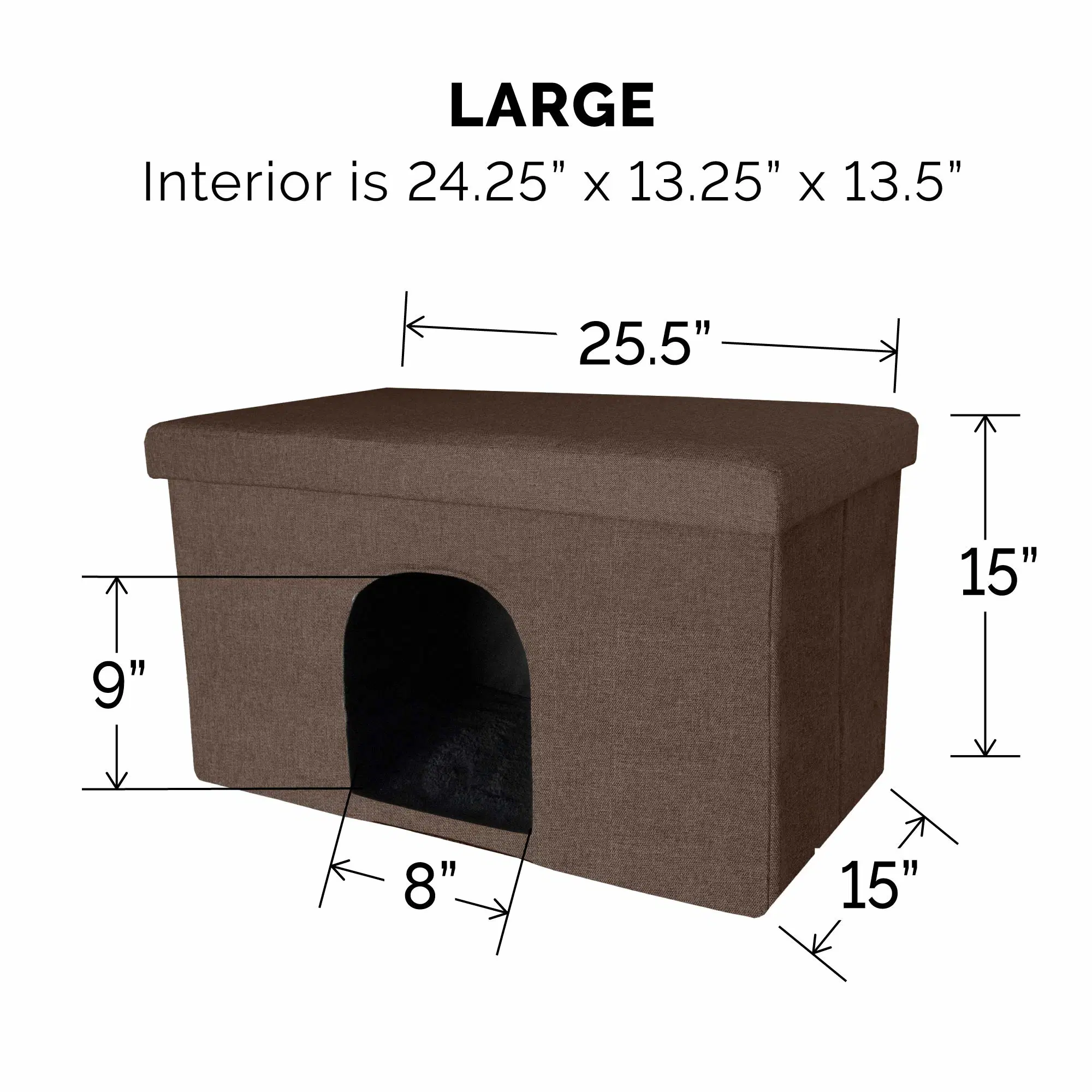 Interior Dog House Winter Warm Dog House isolamento destacável lavável