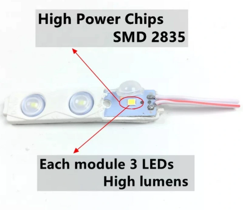 Wholesale/Supplier Outdoor SMD2835 Injection LED Module Light for Billboard Screen, Signage, Letters, Light Boxes, Advertising Sign