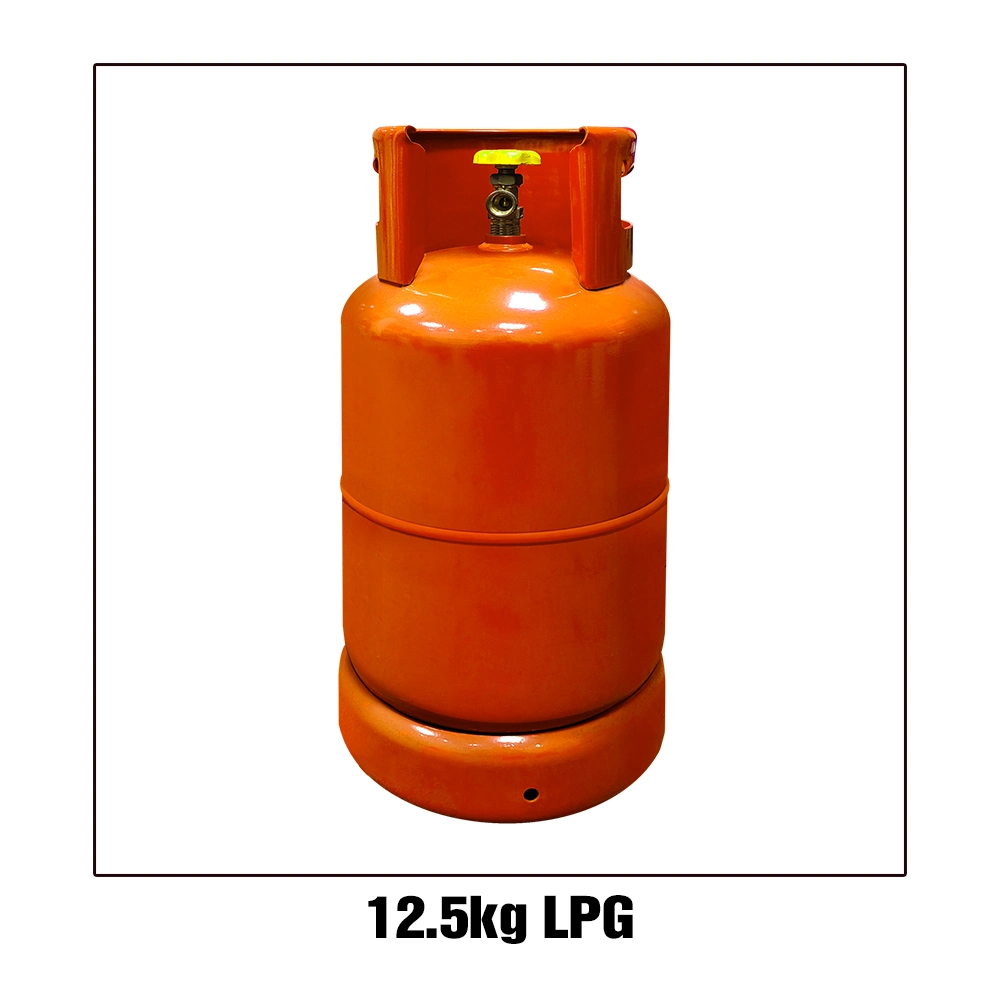 3kg 5kg 6kg 10kg 12.5kg 15kg 50kg Portable Refilling Steel LPG Gas Cylinder for Kitchen Cooking