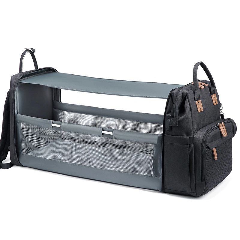 Sac à dos à langer pour bébé Mummy Travel Duffle avec lit pliant