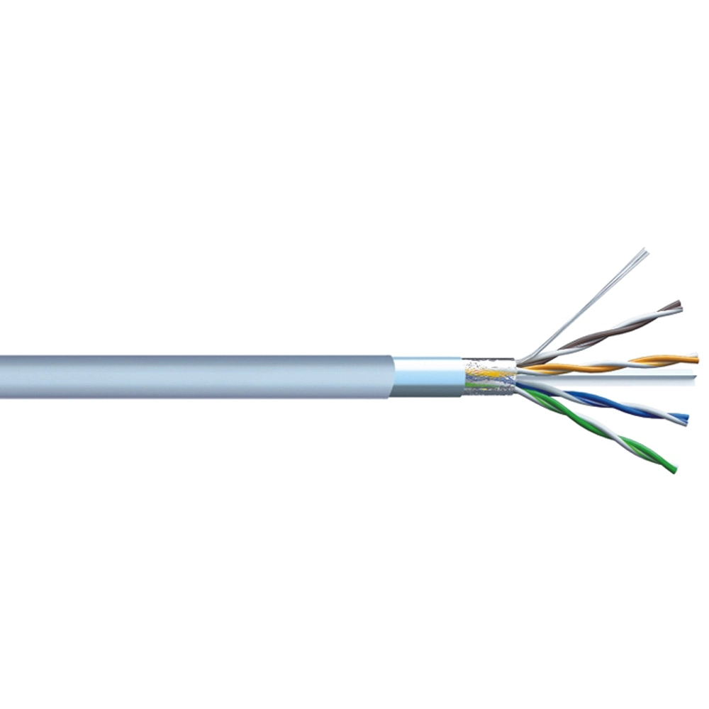 Câbles Ethernet Cat5/Cat5e/CAT6 en cuivre nu, câbles réseau OFC solides, UTP/FTP, alimentation directe en usine intérieure/extérieure Cat7a