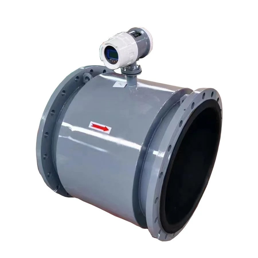 Manufacturer PTFE Titanium Copper Sulfate Flowmeter 4-20mA Hart Electromagnetic Flowmeter