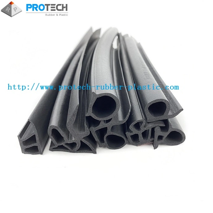 Les joints en caoutchouc EPDM OEM personnalisé Strip/Caoutchouc de silicone de moulage par extrusion profil profil extrudé